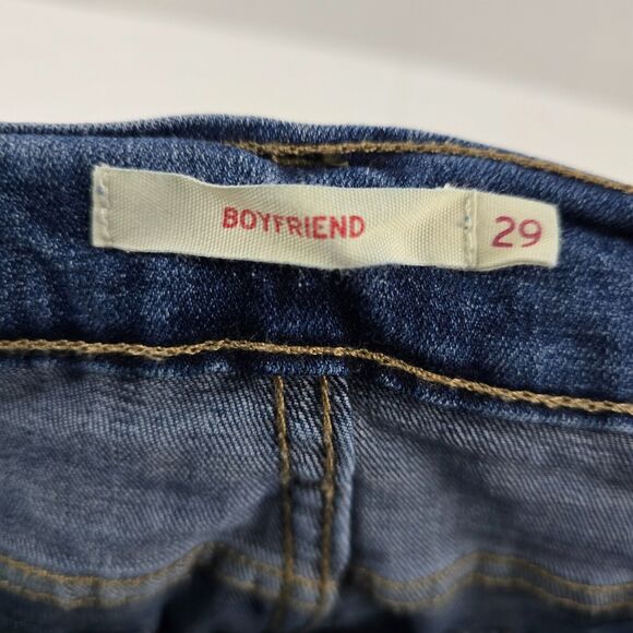 Levi's‎ Boyfriend Jeans 29 Distressed Medium Wash Denim 4484 - Picture 10 of 13